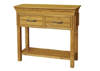 French Style Oak Console Table