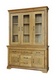 French Style Oak 4ft6in Glazed Dresser