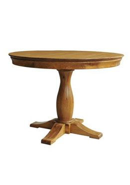 French Style Oak Round Dining Table