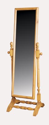 Cheval Mirror (Unbevelled Glass)
