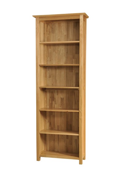 Madison Oak 6ft Narrow Bookcase
