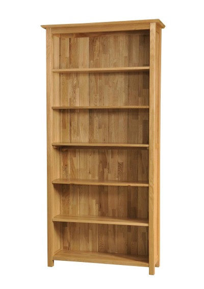 Madison Oak 6ft Wide Bookcase