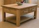 Hampshire Oak Coffee Table with Drawers