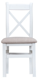 Taunton Oak White Painted Cross-Back Chair